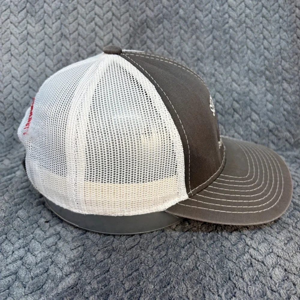 Outdoor Cap Servolution Good Neighbors Trucker Hat Grey White Building Community